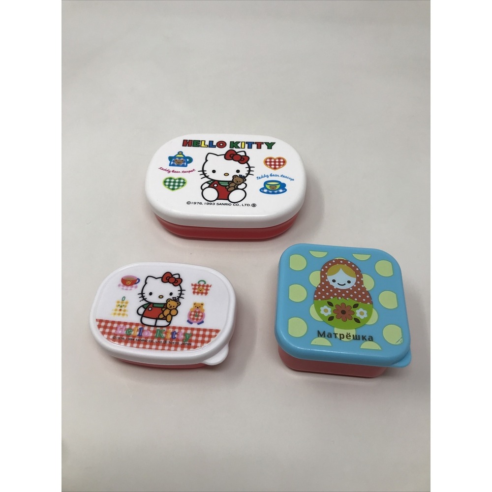 Vintage 1994 Sanrio Hello‎ Kitty Marpewka Food Storage Container Tupperware